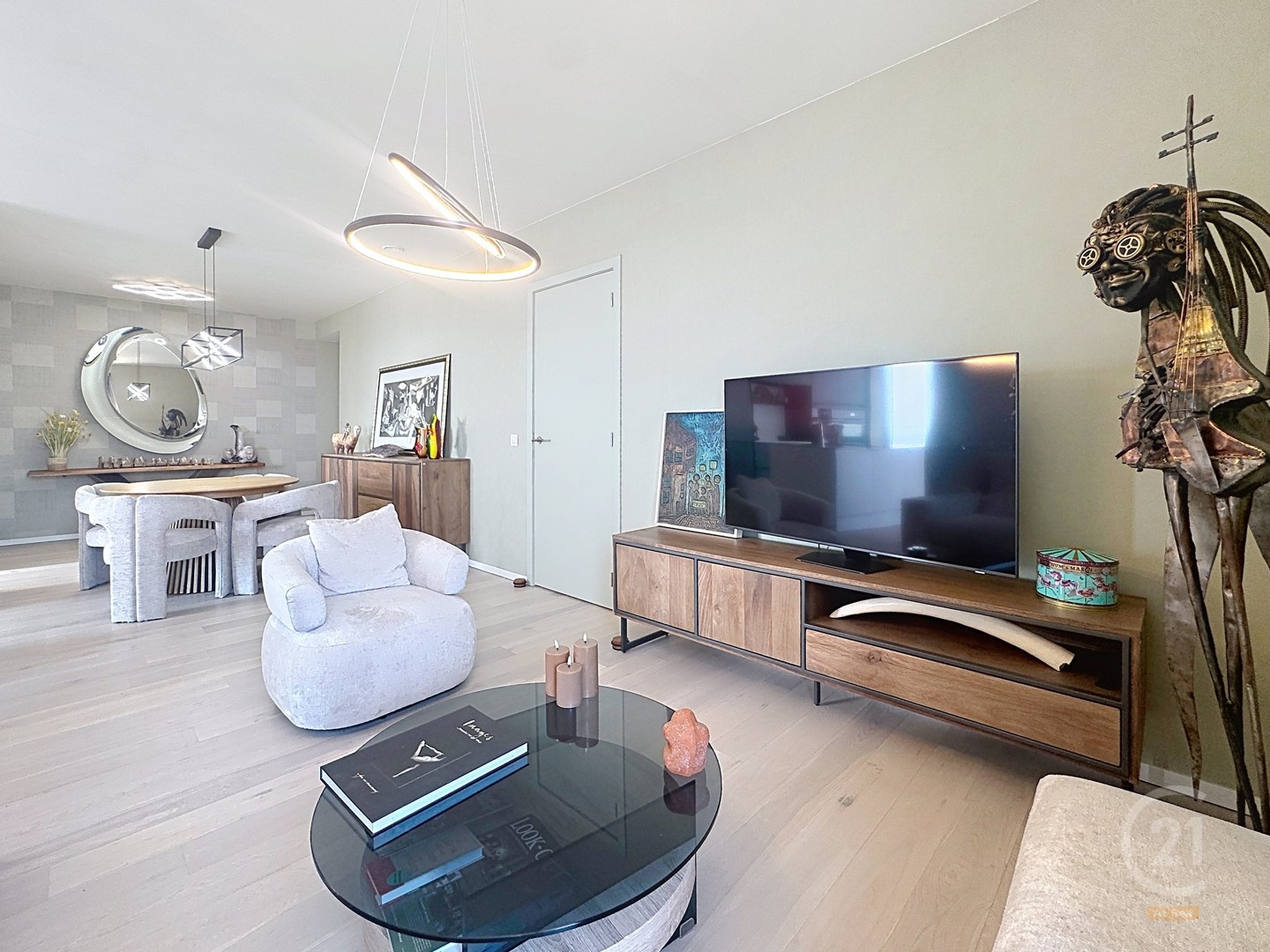 Exclusief nieuwbouw hoekappartement met panoramisch uitzicht en zijdelings zeezicht in Oostende - foto 5