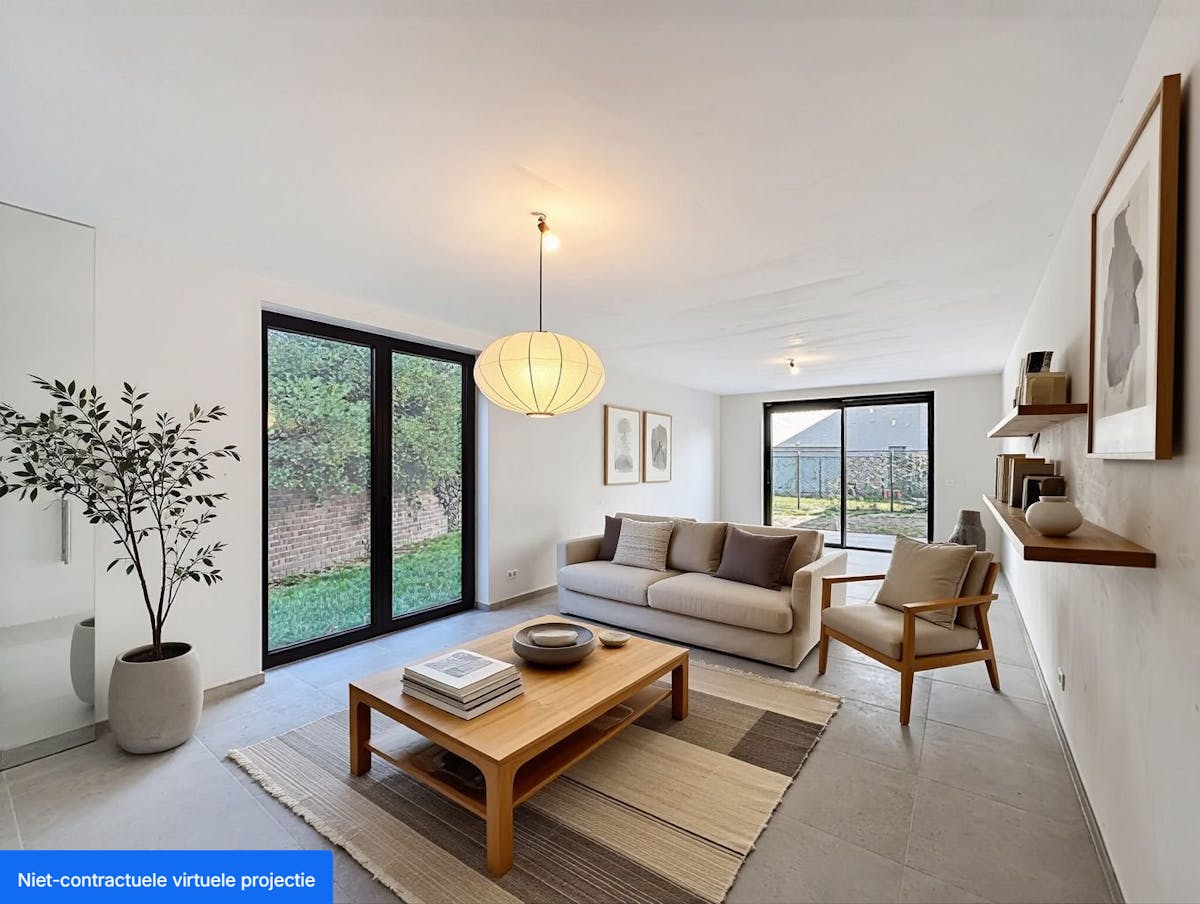 Nieuwbouwwoning met 3 slaapkamers te Sint-Michiels (Brugge) - foto 1