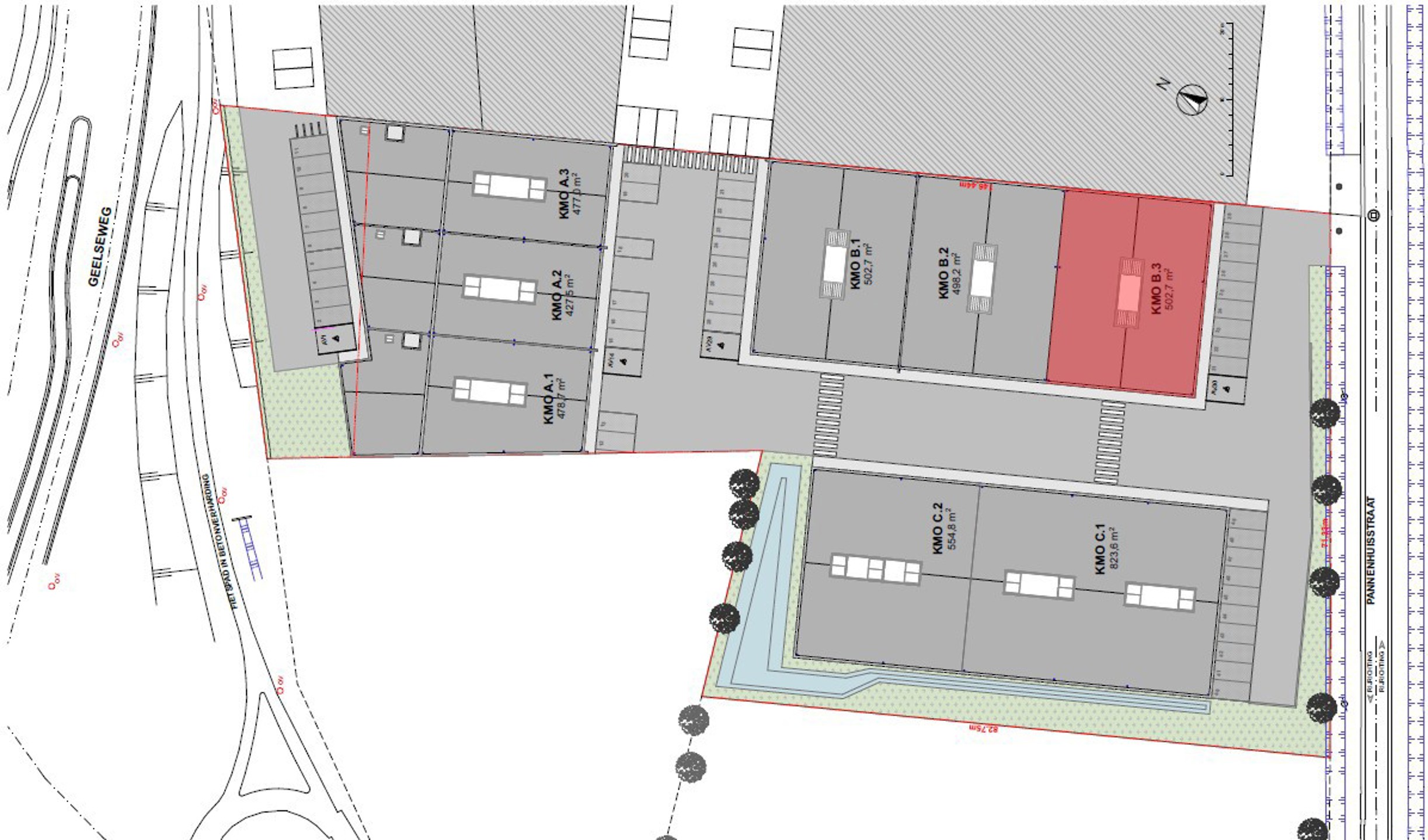 Nieuwe KMO-unit B.3 - 503m²  te koop op zichtlocatie  - foto 5