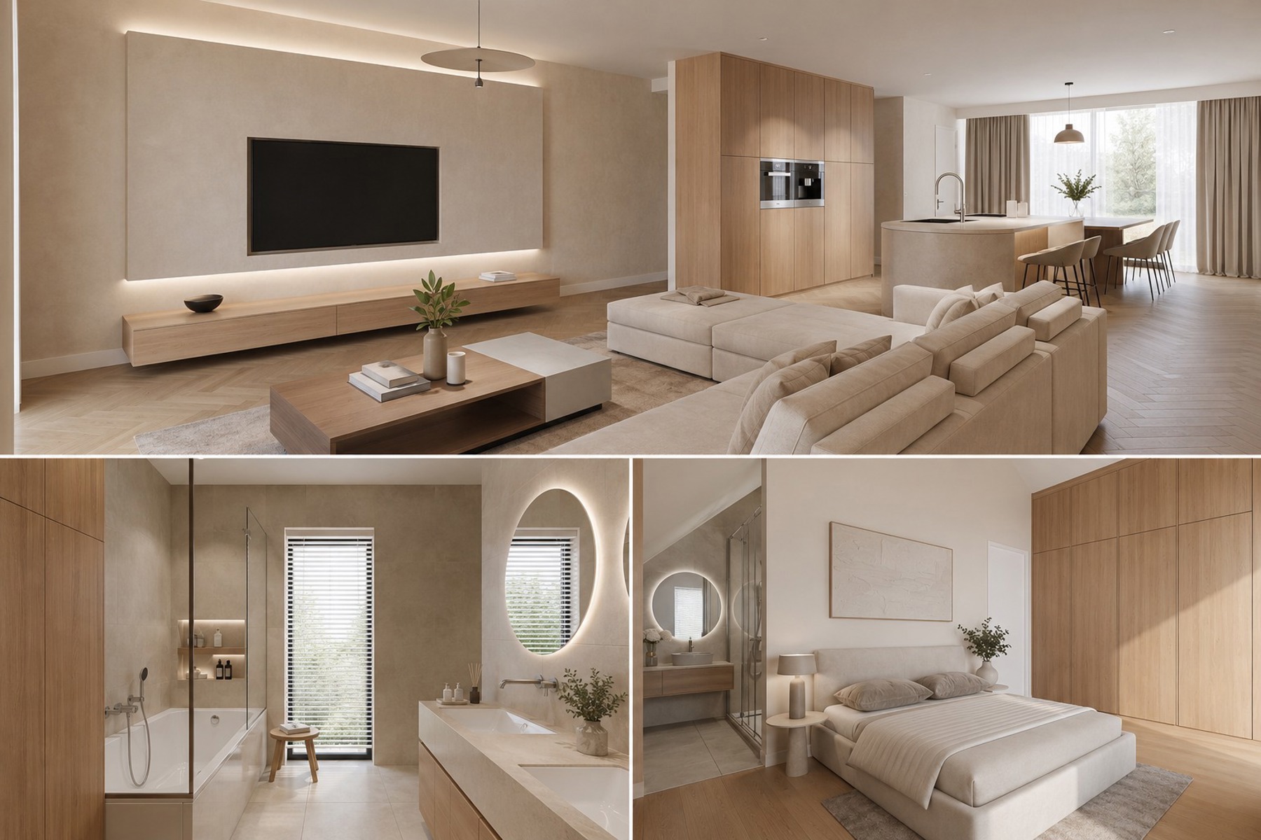 Ruime casco nieuwbouwwoning met 3 slaapkamers, bureau, tuin en parking te koop in Wuustwezel. Moderne en energiezuinige woning met vrije afwerking. - foto 4