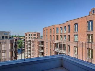 Tour & Taxis - Penthouse 2 slaapkamers met 2 badkamers is gelegen op de 5de verdieping van het Metropolitan gebouw in het nieuwbouwproject Park...