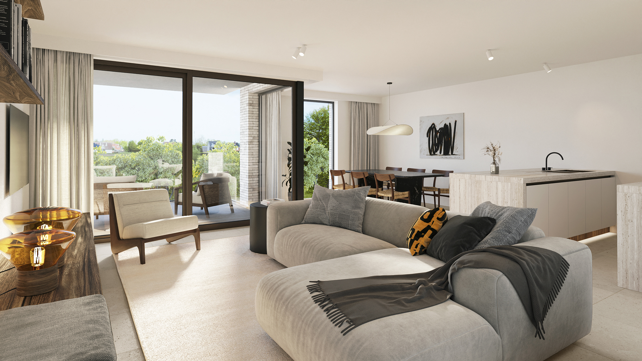 Zuidgerichte nieuwbouwappartementen met park - foto 1
