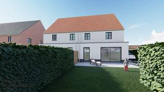 Vlakbij het centrum van Zevekote (Gistel) kan je deze nieuw te bouwen gezinswoning vinden.De woning maakt deel uit van een kleinschalig project met...