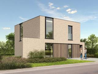 Ontdek deze moderne nieuwbouwwoning in Beernem, heel rustig gelegen in een landelijke straat in Sint-Joris. Niettemin woon je er op fietsafstand...