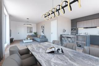 Een vaste prijs, een interieurafwerking op maat en een energiezuinige woning (LOT 3)! Dat is wat u krijgt bij deze nieuwbouwwoning met een ruime en optimale planindeling met grote raampartijen, een inpandige garage en 3 slaapkamers waarvan één met dressing. De woning wordt gebouwd op een Zuidwest georiënteerd perceel van 335m2. De woning is uitgerust met alle energiezuinige technieken zoals een warmtepomp met vloerverwarming op beide verdiepingen, zonnepanelen, ventilatie met warmterecuperatie, super isolerende beglazing,… . Hierdoor behaalt de woning de fantastische energiescore van E10! U kunt de interieurafwerking volledig naar uw smaak kiezen met de begeleiding van onze interieurarchitect. Er zijn ruime budgetten voor keuken, vloeren, deuren, enz… voorzien in het lastenboek. Zo creëert u uw eigen thuis in uw nieuwe huis! De woning bevindt zich in een rustige nieuwbouwwijk tussen de Eeklostraat en de Benninckstraat in Ertvelde. Het project bestaat uit moderne woningen, ontworpen door CAS architecten. De strakke lijnen en de hoogwaardige gevelmaterialen zorgen voor een uniforme, rustgevende en unieke uitstraling. Wilt u meer informatie over deze woning of over het project? Onze bouwadviseur staat u graag te woord! Neem contact op met Ewout op 0497 588 888 of via contact@huysmanbouw