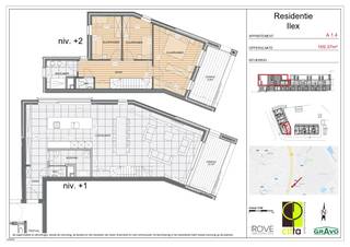 Rés. Ilex Appartement A 1.4 - ACTION PRINTEMPS : budget de finition supplémentaire de 20.000,- € TVA incluse.L'appartement en duplex "Lot A 1.4"...