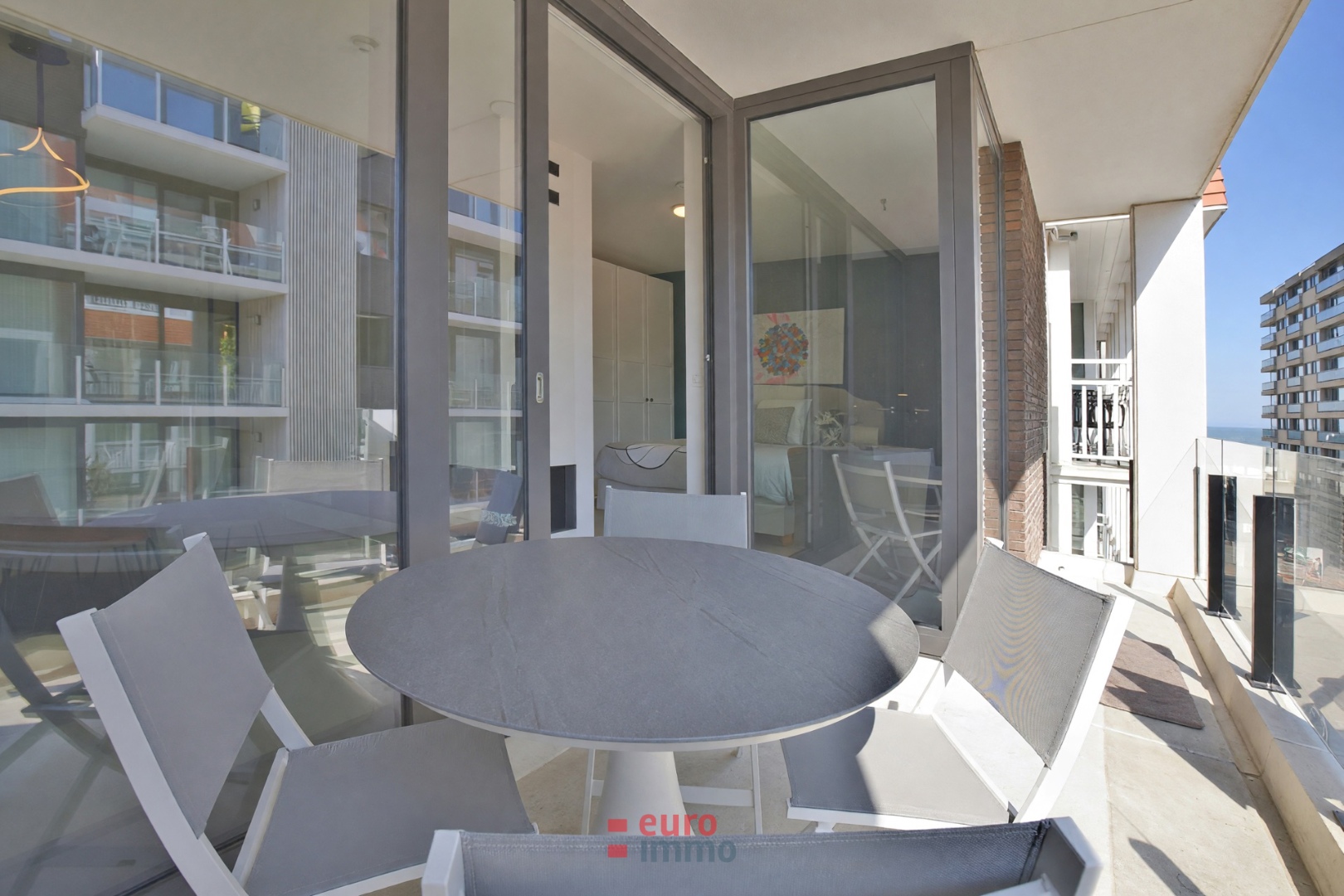 Exclusief, zéér recent appartement met lateraal zeezicht! - foto 5