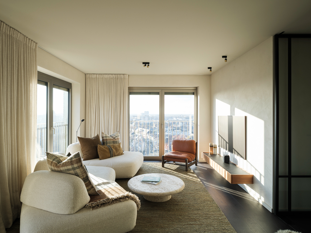 Luxe penthouse (bj. 2021) met twee kamers en een uitzonderlijk terras met panoramisch zicht over Gent en zijn torens. - foto 3