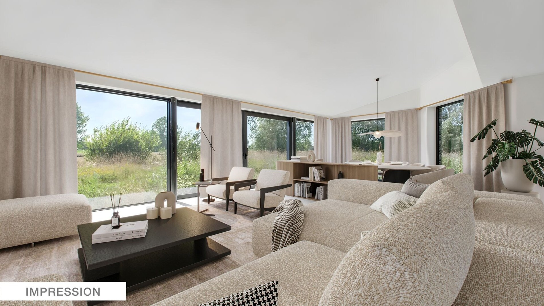 Unieke SEMI-CASCO DESIGN VILLA op 1,7 ha in Reet (Rumst) (vv.afwerkingsmaterialen) - foto 4