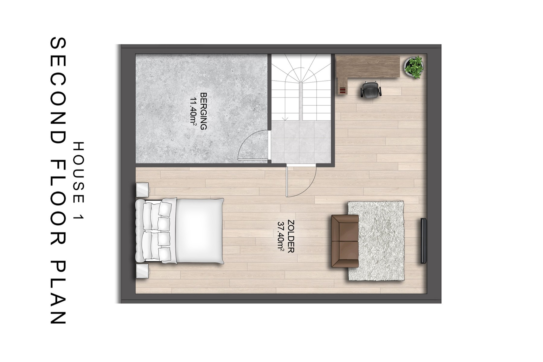 Nieuwbouwwoning met 5 slaapkamers en 2 badkamers. - foto 5