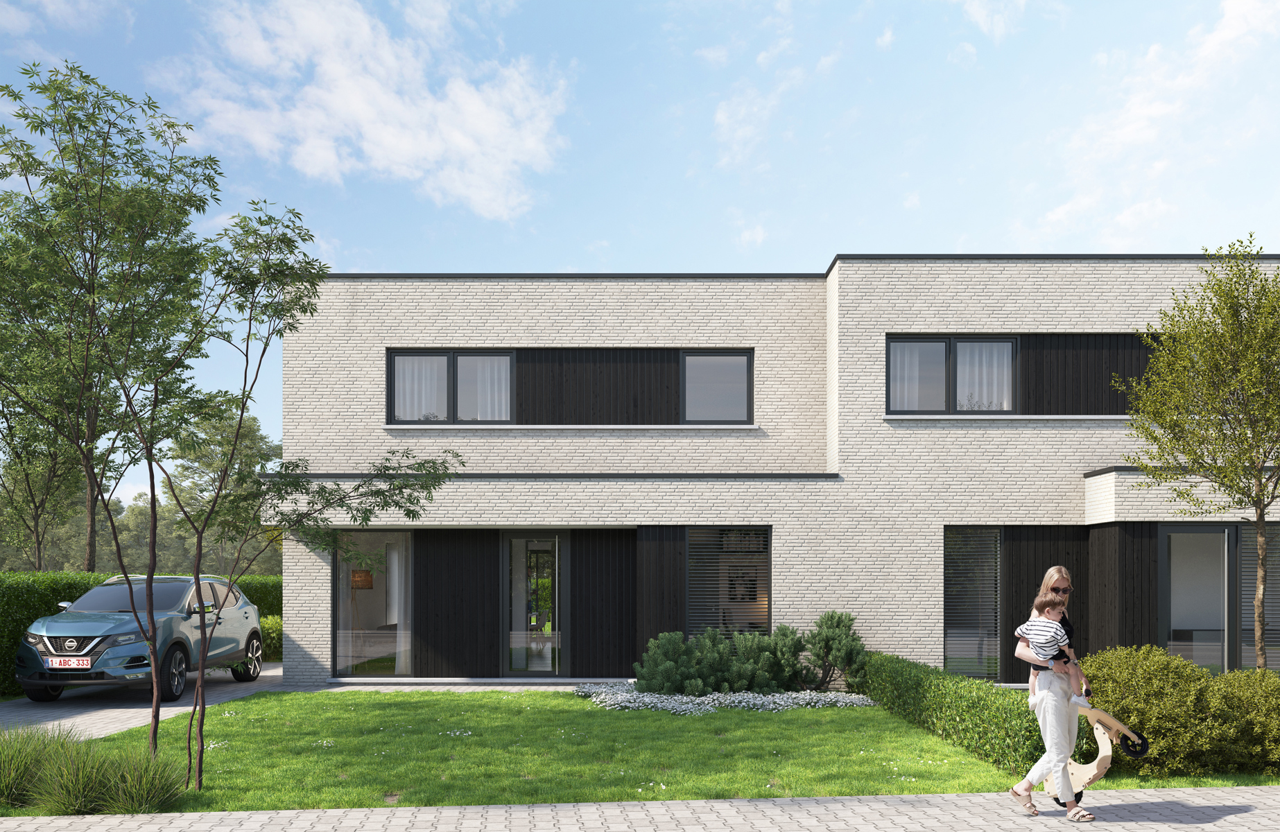 Moderne, halfopen woning - foto 1