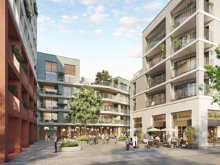 SINT-JANS-MOLENBEEK : Hoekappartement met groot west gericht terras. Dankzij het grote terras geniet je volop van de uitzichten. Een appartement...