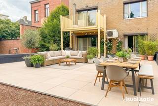 Groot appartement (+/- 140 m²) in het centrum van Turnhout met 2 slaapkamers, dressing , nieuw terras (+/- 70 m²) en ondergrondse garage...