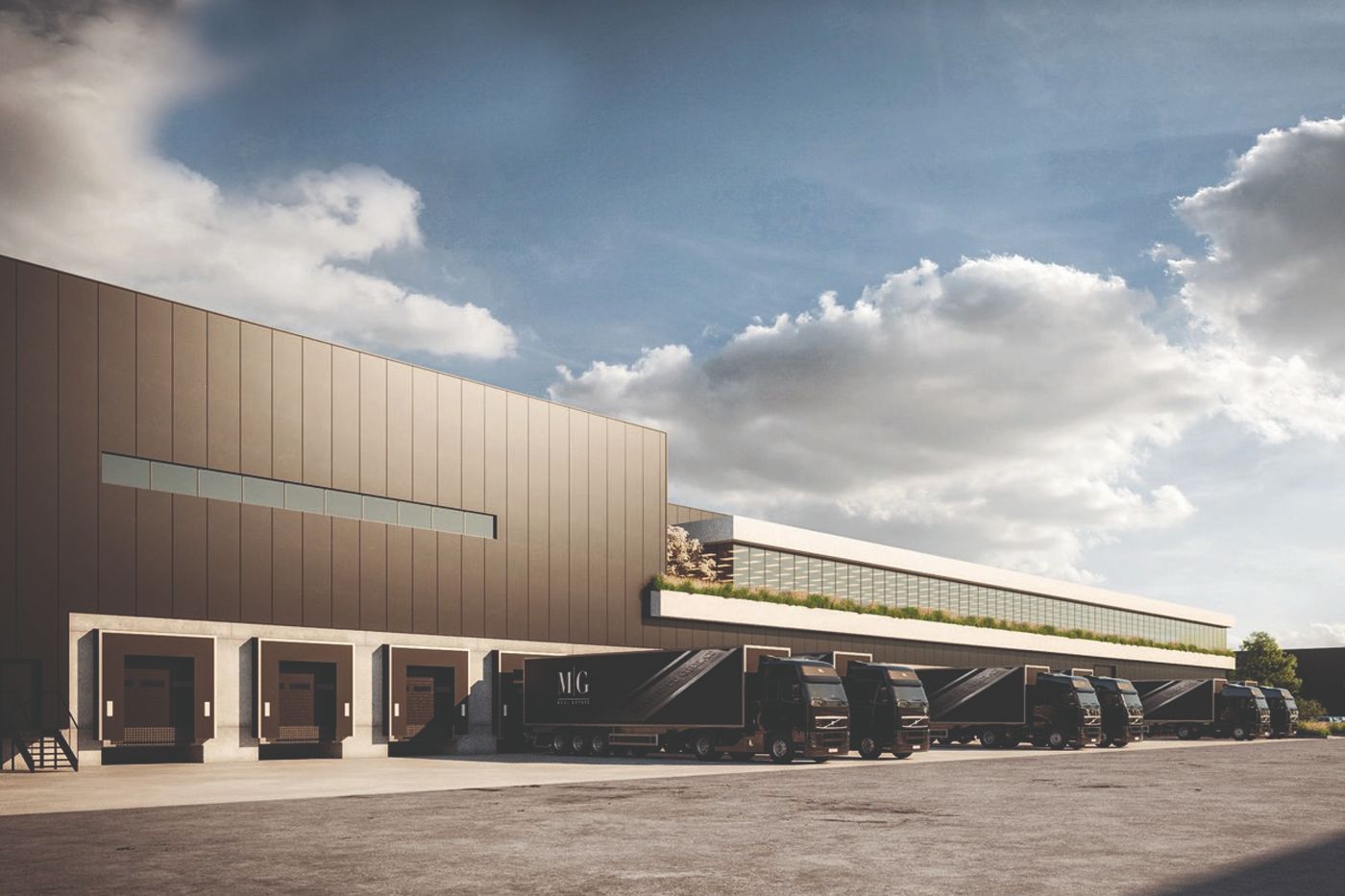 18.800 m² nieuwbouw loods met 27 laadkades in de Gentse Haven - photo 1