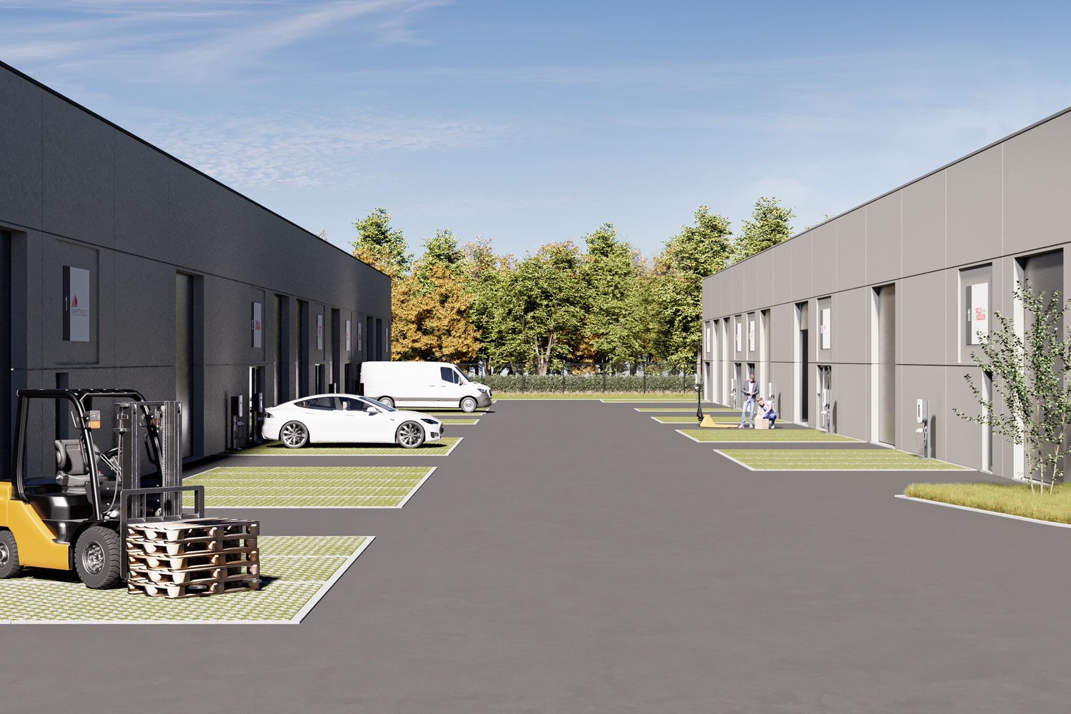 te huur Maldegem – uitstekend gelegen bedrijfsunit van 187m² voor opslagruimte of atelier. - foto 5