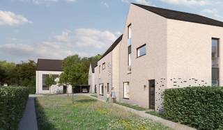 In dit nieuw woonproject gelegen aan de Zavelweg zal er een mix van woningen en appartementen gerealiseerd worden waar de nodige aandacht is geschonken aan de architectuur om één harmonieus geheel te vormen rond groene binnenplein. Deze energiezuinige (E-peil -1!) woning op lot 8 is een halfopen bebouwing op een perceel van 203m².<br /><br /><strong>GLVLS:</strong> inkom met ruimte voor vestiaire, wc, grote lichtrijke woonkamer met volledig ingerichte eilandkeuken.<br /><strong>1 STE VERD.</strong>: drie slpk, wc, badkamer ingericht met ligbad, inloopdouche en badkamermeubel met dubbele lavabo <br /><strong>ZOLDER</strong>: vaste trap is voorzien naar een grote zolder welke optioneel kan ingericht worden naar een ruime 4<sup>de</sup> slpk. Energiezuinige woning dankzij het isolatiepakket, warmtepomp met vloerverwarming (+ koeling), ventilatiesysteem D en uitgebreid pakket zonnepanelen (4860 wp). Hierdoor betaal je geen onroerende voorheffing gedurende 5 jaar!<br /><br />De werken zijn gestart.<br /><br />De prijs is excl. btw en kosten. Download de brochure op https://durabrik.immo/nijlen-zavelweg<br />Meer info via 09 280 60 60.<br />Boek je afspraak in onze kijkwoning https://www.durabrik.be/nl/kijkwoningen/nijlen-zavelweg<br /><br />*De beelden en oppervlaktes zijn indicatief.<br />