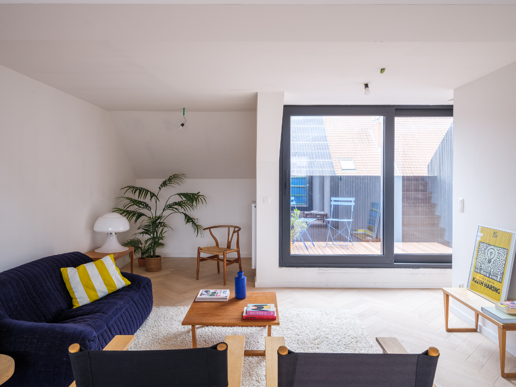 Prachtig duplex appartement met 3 slaapkamers en 2 terrassen in een voormalige herenwoning, nabij het historisch centrum van Gent. - foto 2