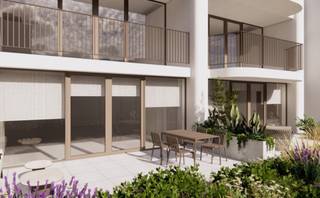 Magnificent turnkey office on the ground floor of a new upmarket building, with a private terrace (south-facing). Privileged location in one...