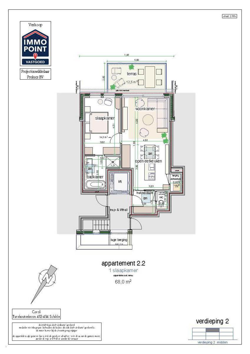 APPARTEMENT 2DE VERDIEPING IN HET CENTRUM - foto 2