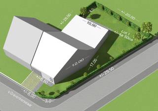 <p><strong>Ben je op zoek naar een bouwgrond waar je jouw droomwoning met 3 à 4 slaapkamers kunt realiseren? Zo gevonden!</strong><br /><br />Deze bouwgrond van ca. 450 m² is gelegen in een rustige en aangename woonomgeving, met winkels, scholen, openbaar vervoer en belangrijke verbindingswegen op korte afstand. De grond is bestemd voor een eengezinswoning in halfopen bebouwing, met de mogelijkheid om een comfortabele gezinswoning met 3 à 4 slaapkamers en extra ruimte voor bijvoorbeeld een bureau of dressing te realiseren.<br /><br /><strong>Een grote troef is de reeds aanwezige verkavelingsvergunning met bijhorende stedenbouwkundige voorschriften, </strong>waardoor de bouwmogelijkheden duidelijk vastliggen en je gericht kunt plannen voor de realisatie van jouw droomwoning.<br /><br /><strong>Bouwvoorschriften:</strong></p>
<ul><li>perceeloppervlakte: ca. <strong>450 m²</strong>;</li><li><strong>één eengezinswoning in halfopen bebouwing</strong>;</li><li>bouwbreedte: ca. <strong>6,50 m vooraan tot 10 m achteraan</strong>;</li><li>bouwdiepte gelijkvloers: <strong>max. 17 m</strong>;</li><li>bouwdiepte verdieping: <strong>max. 12 m</strong>;</li><li>kroonlijsthoogte: <strong>3 m</strong>;</li><li>zadeldak met helling van <strong>30° tot 45°</strong>;</li><li>achterbouw onder <strong>plat dak</strong> mogelijk;</li><li>kamers in het dak met standvensters mogelijk volgens de vergunningsvoorwaarden;</li><li><strong>garage in het hoofdgebouw</strong>;</li><li>inplanting volgens het vergunde ontwerpplan.</li></ul>
<p><strong>Interesse? Neem vandaag nog contact met ons op voor meer informatie!</strong></p>