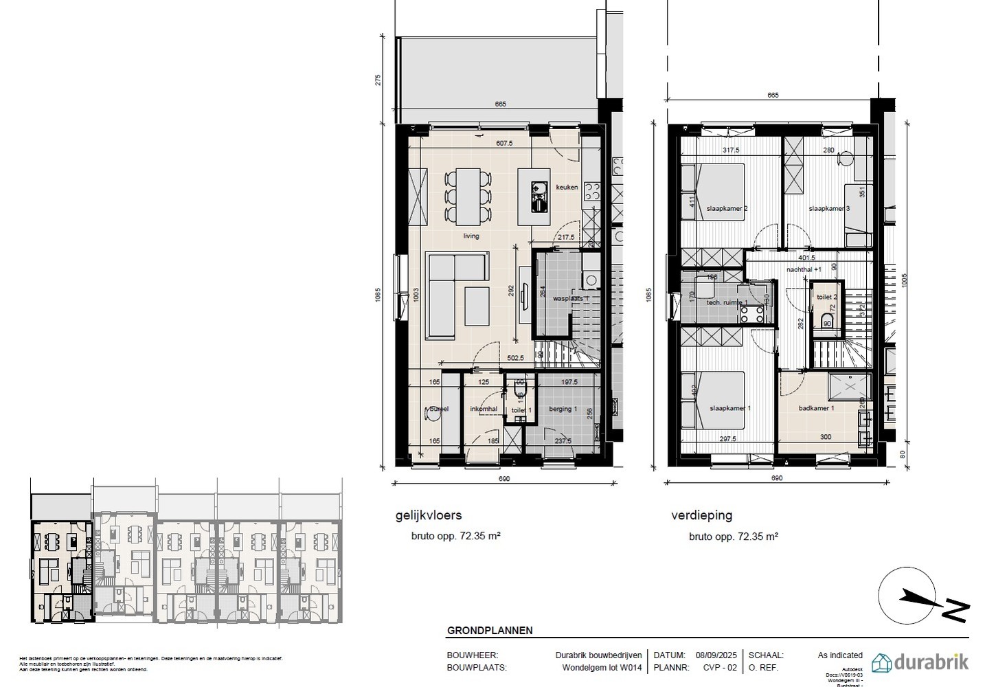 Volledig afgewerkte 3-gevel woning | 3 slpk | 6% btw mogelijk - foto 3