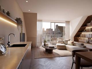 In de belle-époquewijk van Blankenberge verrijst binnenkort het nieuwbouwproject The Square. Het project omvat in totaal 33 units opgetrokken volgens de typerende architectuur van Architektenburo uit Knokke. Bovendien wordt het project gekenmerkt door zijn zonnige appartementen waarvan het merendeel met zicht op het Descampsplein.
The Square bestaat uit twee deelprojecten waarvan 24 appartementen gelegen aan het Descampsplein (The Square I) en aansluitend 9 appartementen gelegen aan de Van Monsstraat (The Square II). De type appartementen variëren tussen één en twee slaapkamers.
Alle appartementen worden verwarmd op basis van een warmtepomp gekoppeld aan vloerverwarming. Dit in combinatie met het ventilatiesysteem (type D), de akoestische isolatie en thermische isolatie maken dat de E-peilen maximaal E30 kunnen bedragen.
Alle appartementen worden voorzien van een maximum aan hedendaags comfort met zonnige - en brede terrassen op de verdiepen en private tuinen voor de gelijkvloerse appartementen. De bouwheer voorziet mooie budgetten en een interieurarchitect die u bijstaat met advies in het volledige keuzetraject.
In dit project is het mogelijk om aan 6% btw aan te kopen. Neem contact op voor meer informatie via 050 70 81 74 of hello@keyimmo.be.