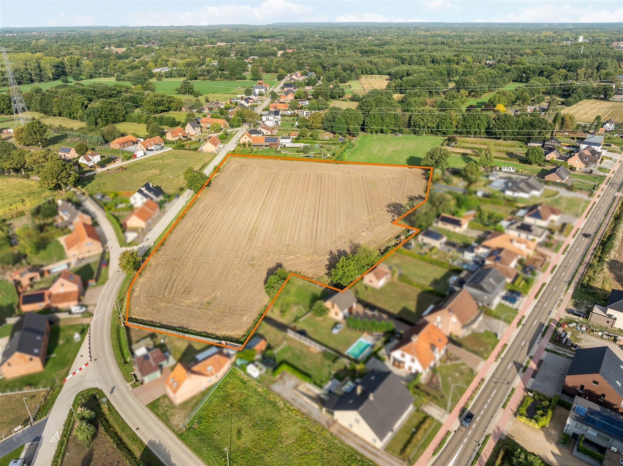 UITZONDERLIJK PERCEEL BOUWGROND MET WEILAND OP TOTALE OPPERVLAKTE VAN 2,1 HECTARE TE OLMEN - foto 4