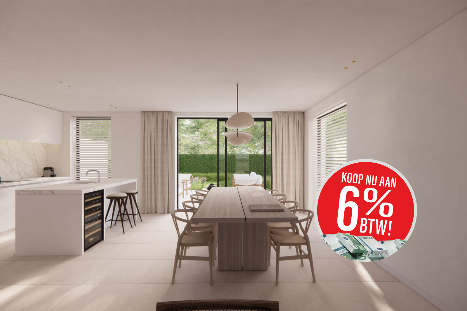 Nieuwbouw woning met 3 slpk, inpandige garage, zolder en tuin - foto 5