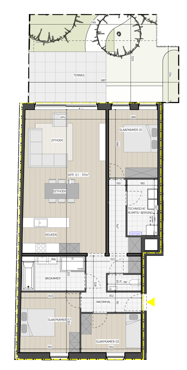Appartement à vendre à Rijkevorsel avec 3 chambres - photo 2