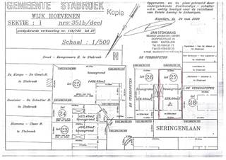 <p><span>Grond van 528m² voor het bouwen van een 1 gezinswoning. Perceel 16m op 33m. Gevel van 10m en diepte 17m.Bouwvoorschriften zijn opgevraagd bij de gemeente Stabroek voor meer info www.hansimmo.be</span></p>