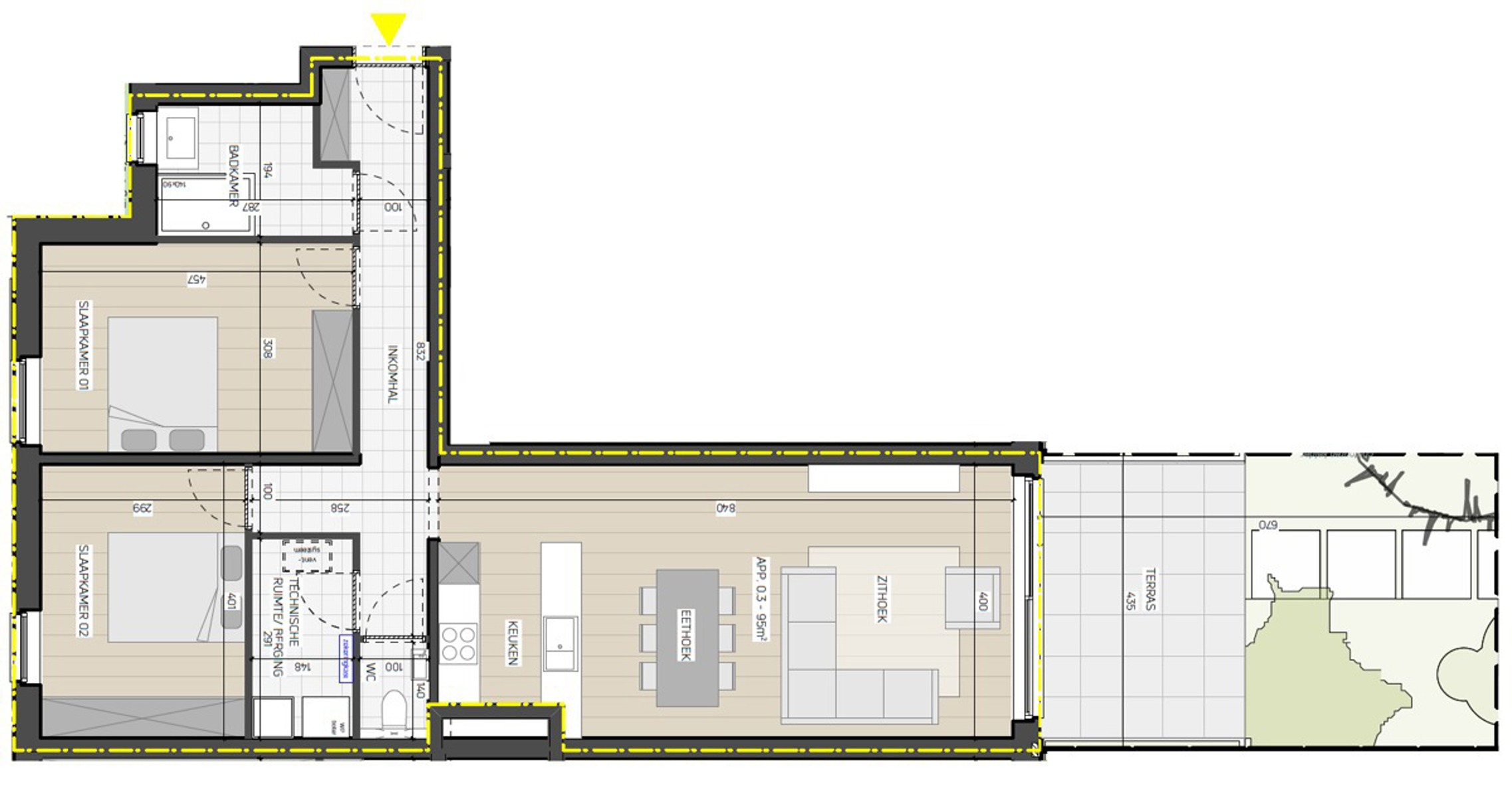 Appartement à vendre à Rijkevorsel avec 2 chambres - photo 2