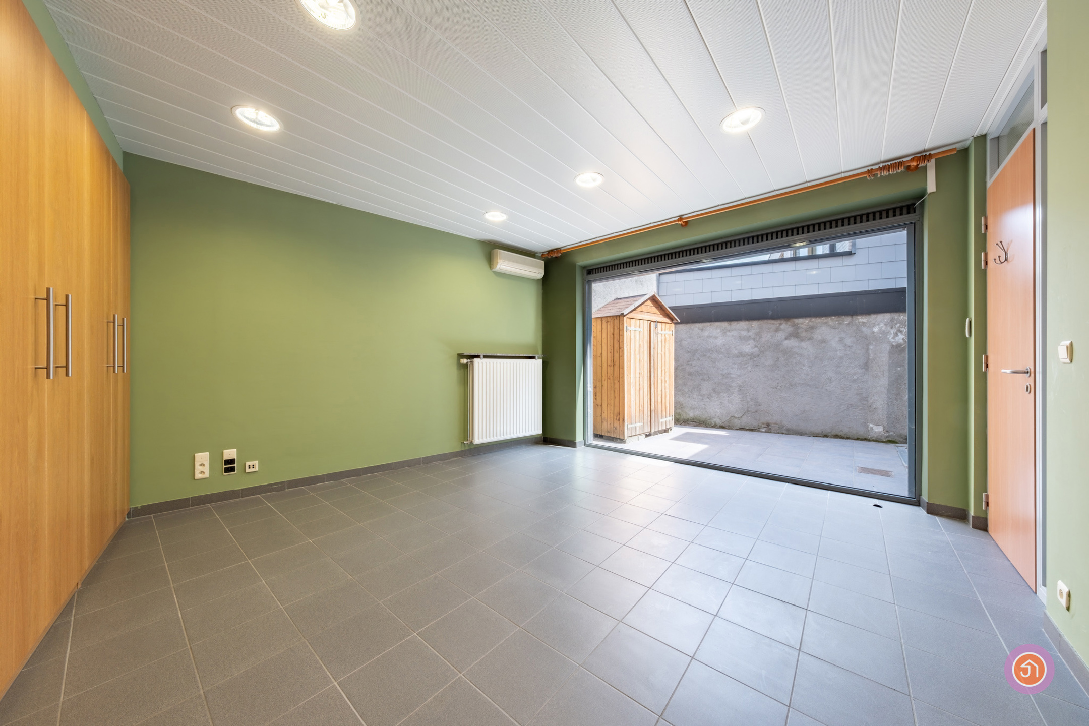 Gelijkvloers appartement met 2 slaapkamers en garage - foto 5
