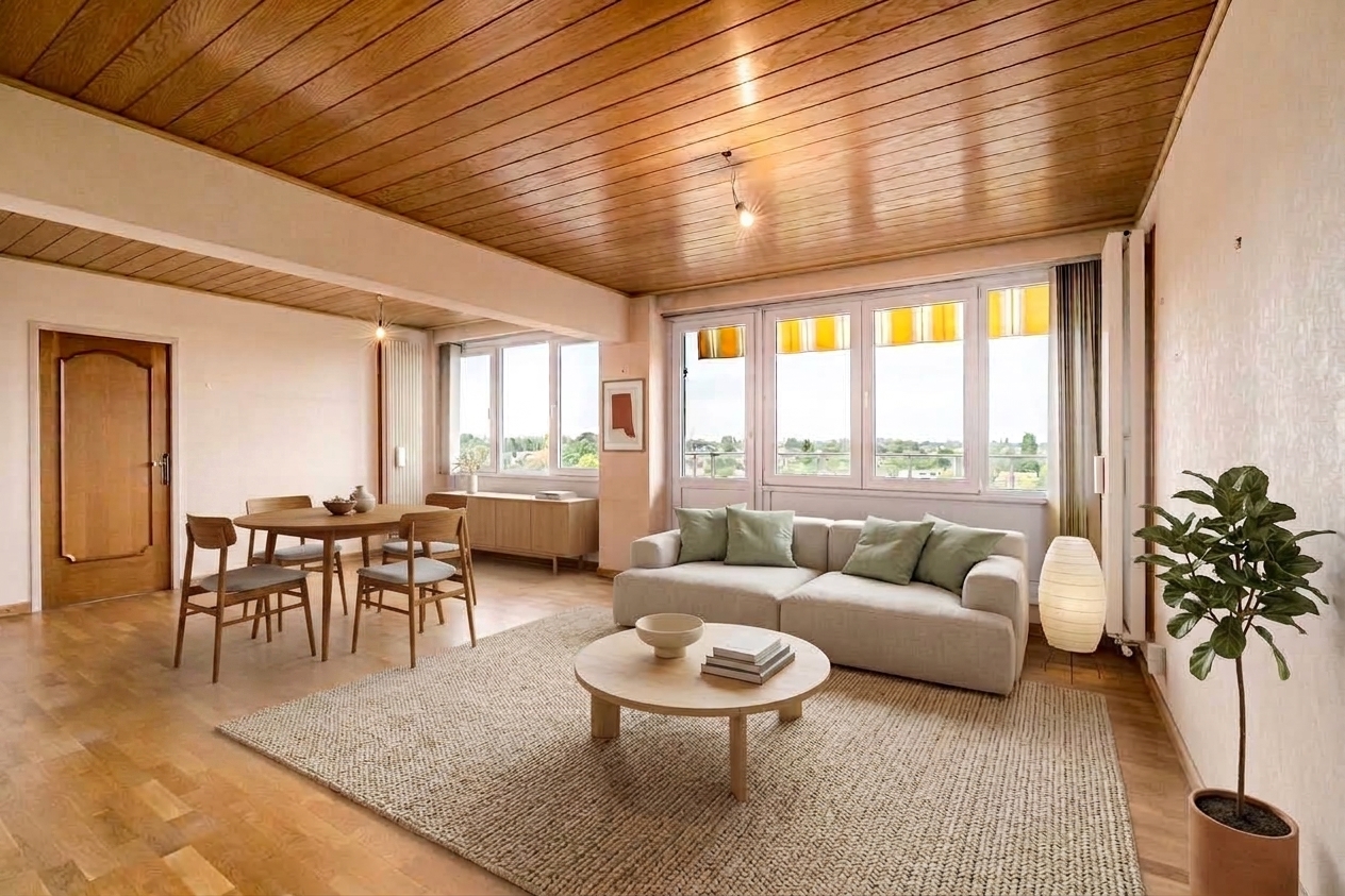 Hoekappartement met 3 slaapkamers, terras en groen zicht - foto 1