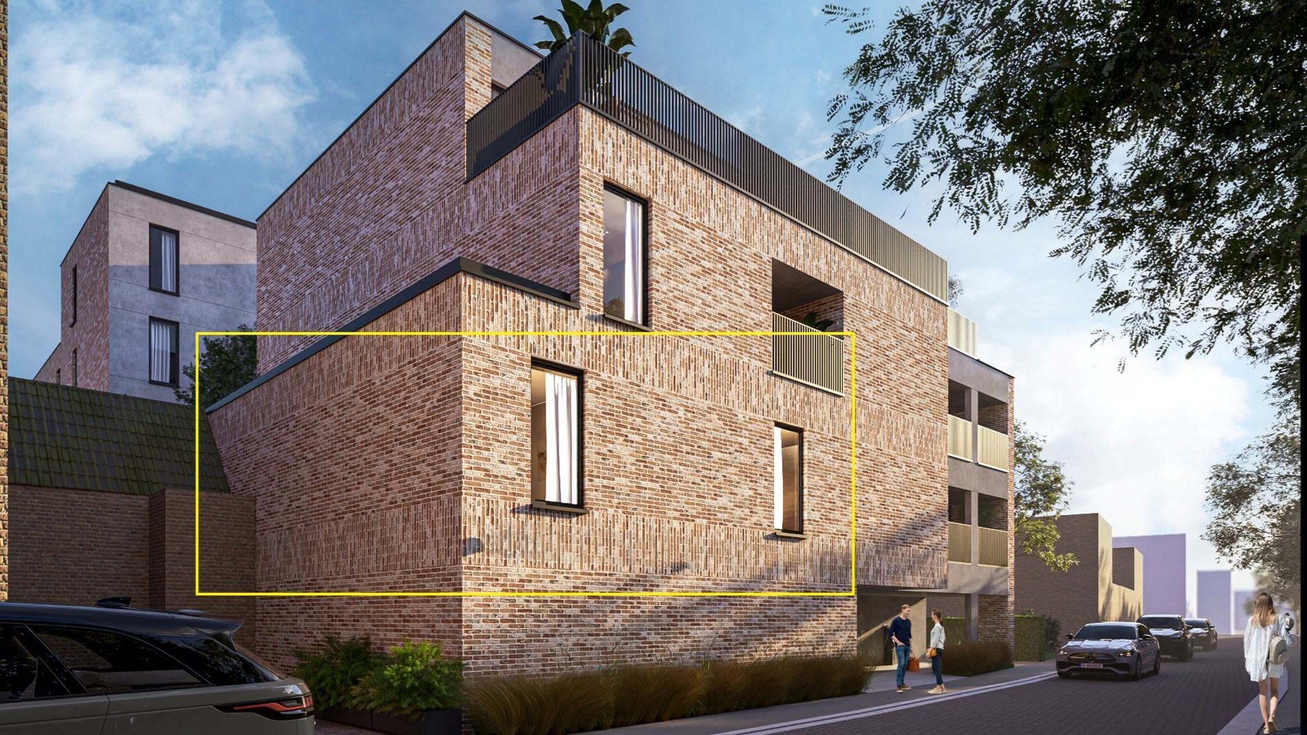 Nieuwbouwappartement in res. De Motte met 2 slaapkamers en ruim terras uitgevend op de binnentuin, vlakbij het centrum van Hoeselt - foto 2