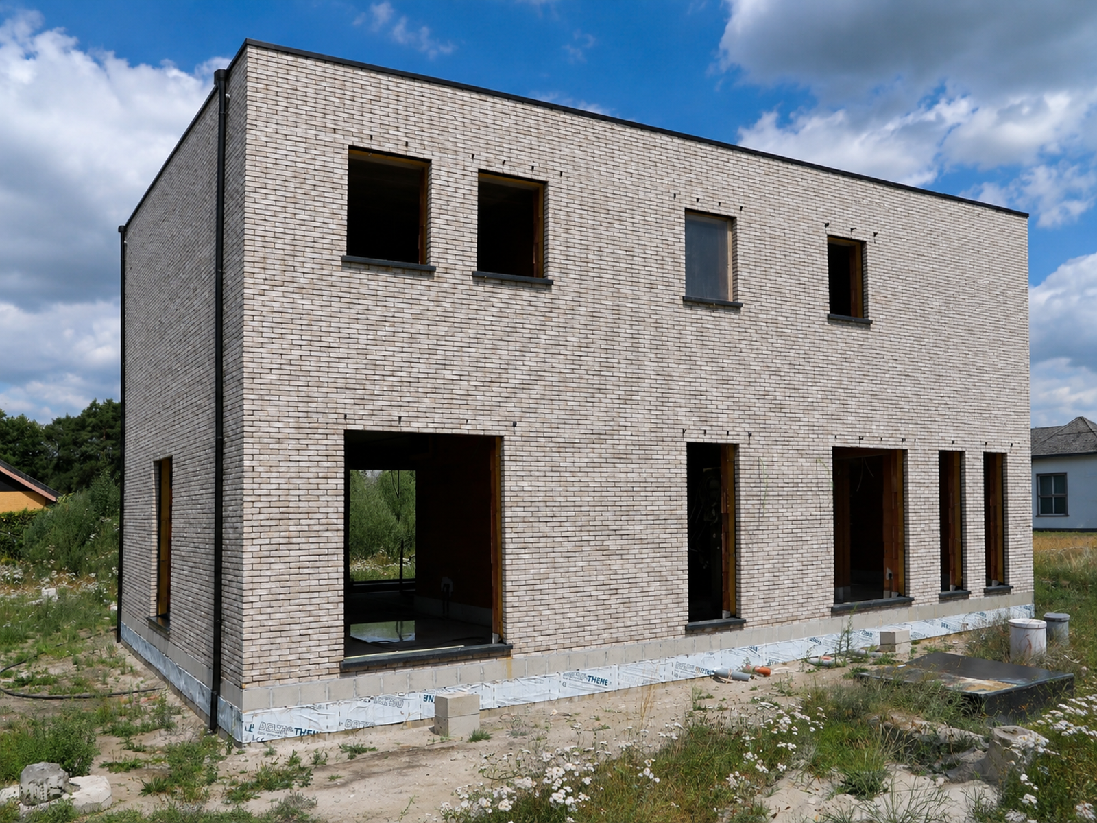 Halfopen nieuwbouwwoning in doodlopende straat
