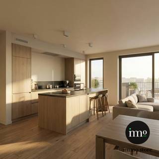 Appartement 0.1 is een aangenaam gelijkvloers appartement met directe toegang tot de tuin. De lichtrijke leefruimte met open keuken zorgt voor een comfortabel en open woongevoel. Het appartement beschikt over 2 volwaardige slaapkamers en een praktische badkamer.<br />Dankzij de indeling en de ligging op het gelijkvloers is dit appartement ideaal voor starters, jonge gezinnen, investeerders én ouderen die comfortabel en toegankelijk willen wonen.<br />Een privatieve staanplaats en/of garageplaats is mogelijk extra aan te kopen.<br />Indien vragen en/of opmerkingen: info@immo-store.be of 02/203.03.03.