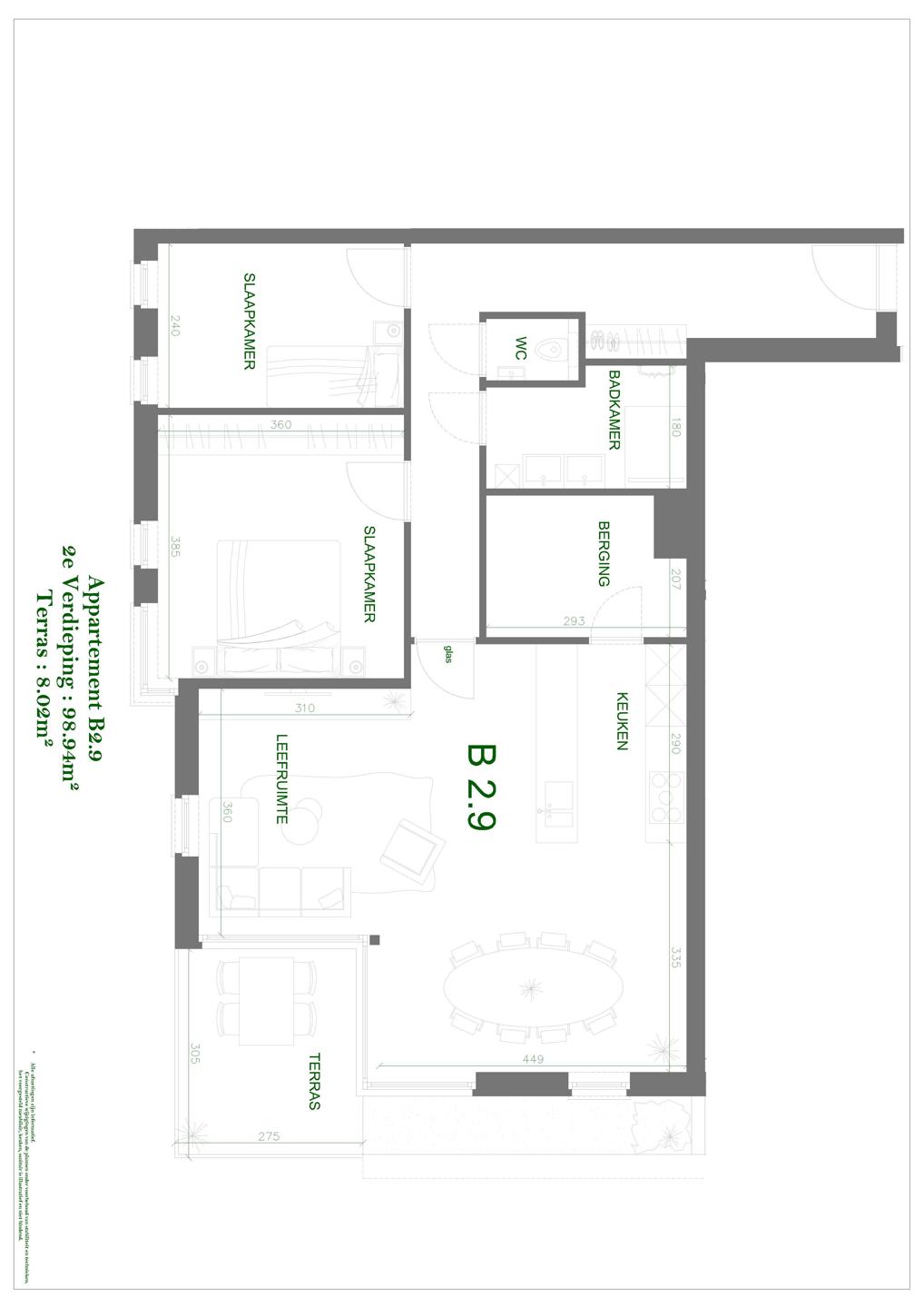Mechelen 2de verdieping - appartement B2.09 - foto 5