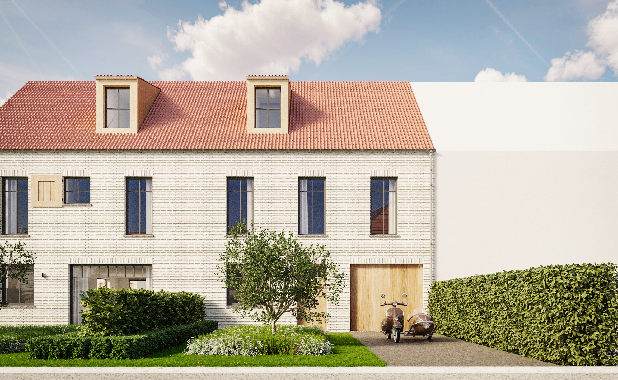 Luxueuze nieuwbouwwoning met 6 slpk. op ca. 425m² te Minderhout!  - foto 1