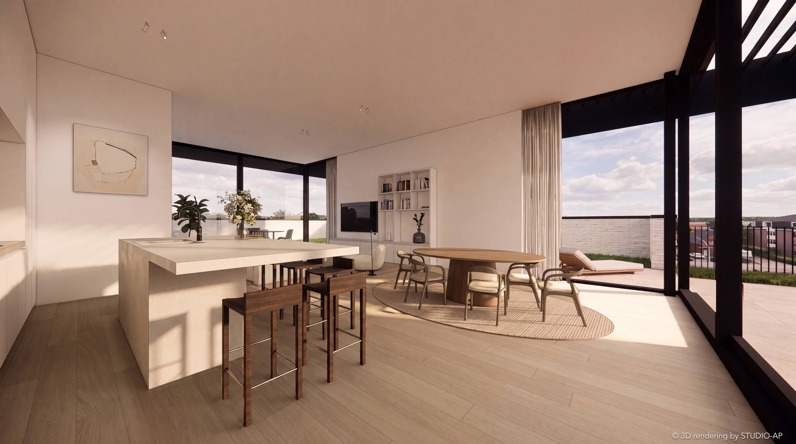 Gelijkvloers appartement van 105m² + west tuin van 38m² - foto 5