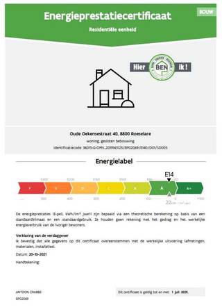 Energiezuinige nieuwbouwwoning te huur gelegen langs de Oude Oekensestraat te Rumbeke.<br />Deze woning beschikt over alle nodige hedendaagse comfort en is bovendien bijzonder lichtrijk!<br />Het is dichtbij winkels, scholen en op enkele minuten van de autostrade en invalswegen.<br />De woning is uiterst energiezuinig met zonnepanelen en heeft EPC A. <br />