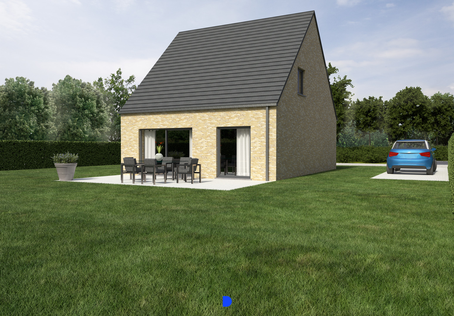 Vrijstaande nieuwbouwwoning in Rumbeke - foto 2