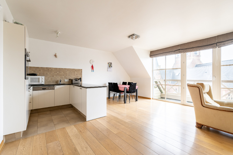 Ruim duplexappartement in het centrum van Oostnieuwkerke met adembenemende vergezichten! - foto 3