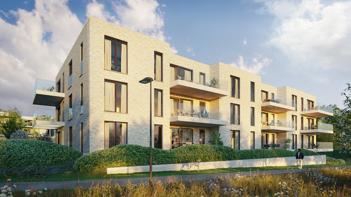 Nieuwbouwappartement met 2 slaapkamers in centrum Kruishoutem - foto 2