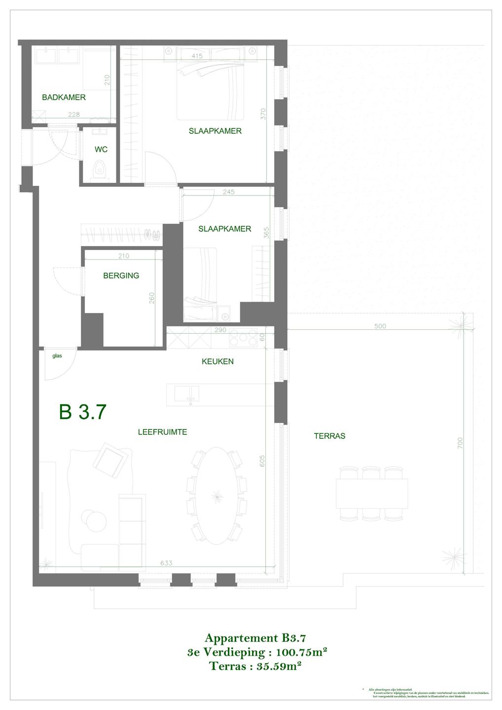Mechelen 3de verdieping - appartement B3.07 - foto 5