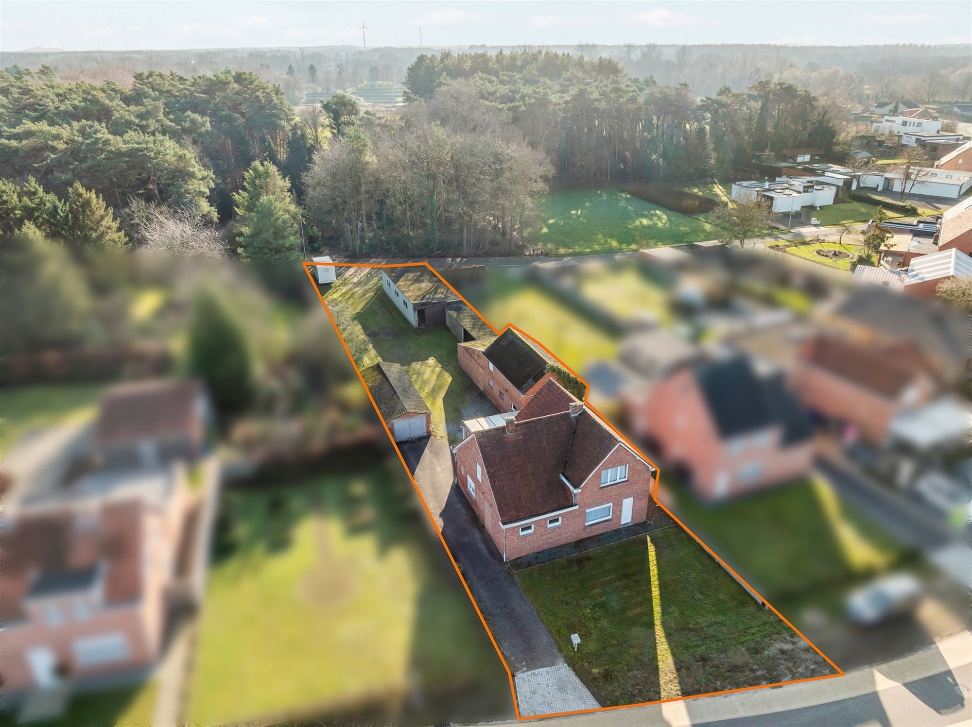 WONING TEGEN NATUURGEBIED OP ZUIDGERICHT PERCEEL - foto 1