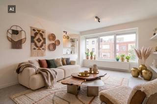 Kwalitatief tot in de puntjes gerenoveerd appartement gelegen in een rustige straat te Blankenberge. Dit appartement is gelegen op de 1ste verdieping in een gebouw zonder lift. Dit appartement werd energiezuinig gemaakt (EPC A) en heeft een conforme elektriciteitskeuring.<br /><br />Het gebouw werd ook volledig gerenoveerd en elk appartement is voorzien van z'n eigen privatief fietsenlokaal en gemeenschappelijk vuilnislokaal.<br /><br />Indeling van het appartement: inkomhal met vestiaire en gastentoilet, zuidgericht woonkamer met veel lichtinval. Open geïnstalleerde keuken met aparte berging met aansluiting voor was- en droogmachine. Prachtige badkamer met wastafel en inloopdouche. Achteraan twee volwaardige slaapkamers.<br /><br />Het appartement werd volledig professioneel geschilderd, dus perfect instapklaar!<br /><br />Mogelijkheid tot aankoop van een gesloten garagebox + parking in het gebouw.<br /><br />Dit prachtig gerenoveerd appartement kan zowel interessant zijn voor vaste bewoning, 2de verblijf of als investering om te verhuren!<br /><br />Wenst u hier een bezoek of meer informatie? Neem dan zeker even contact op met de dossierverantwoordelijke Céline Desmet via: 0472 18 38 50 of celine.desmet@dewaele.com<br /><br />Bestuursmaatregelen in het maatregelenregister: nee<br /><br />Deze AI-visualisaties zijn bedoeld als inspiratie. Er werd geen rekening gehouden met technische specificaties, stedenbouwkundige voorschriften of de concrete mogelijkheden tot realisatie.
