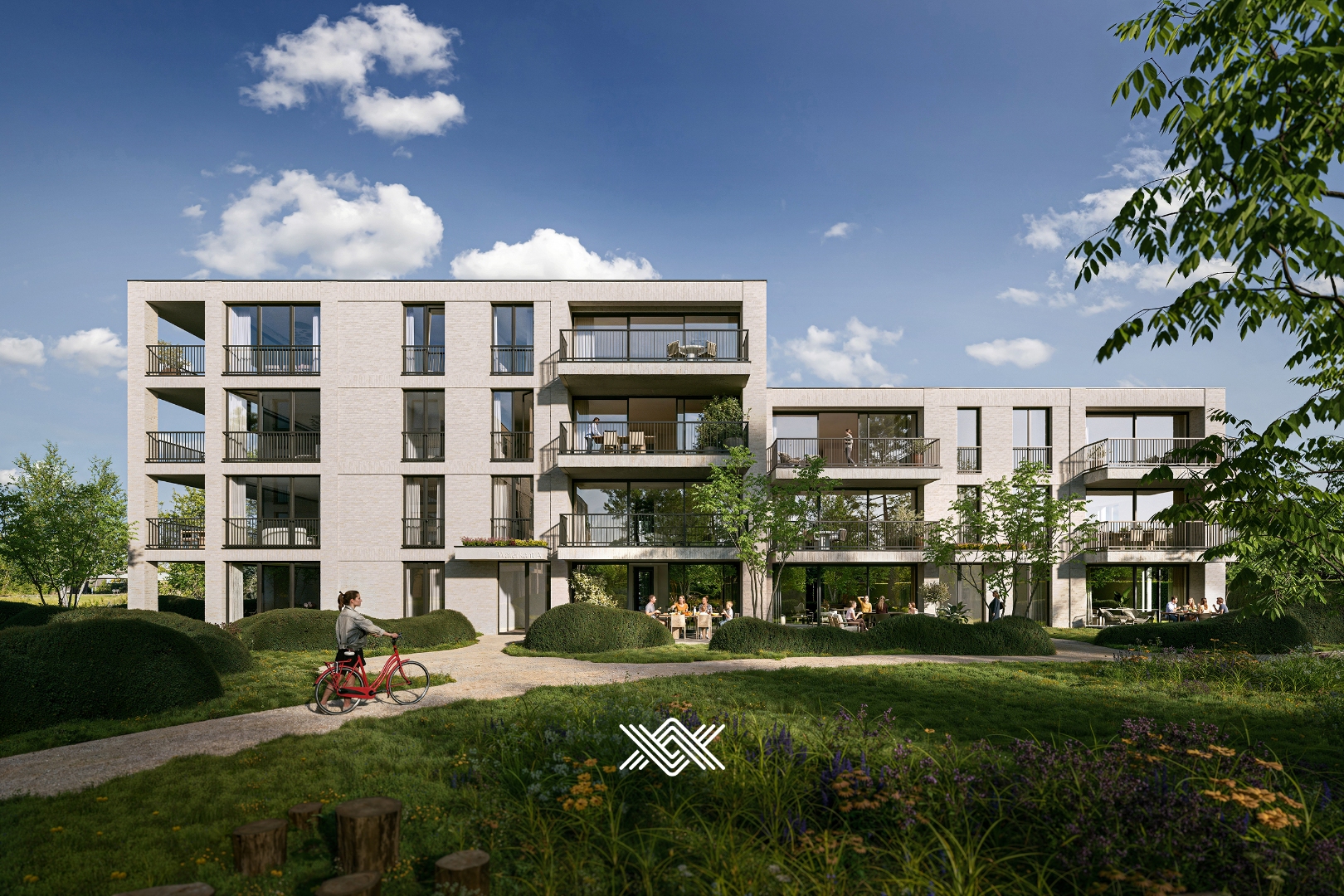 Gelijkvloers éénslaapkamerappartement met tuin en terras - foto 1