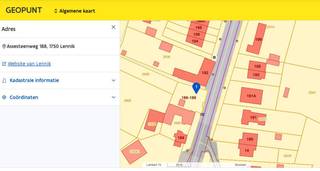 Lennik (Eizeringen) : IMMO STORE vous propose ce TERRAIN À PROJET, un terrain légèrement en pente d'environ 11 m², situé Assesteenweg au numéro...
