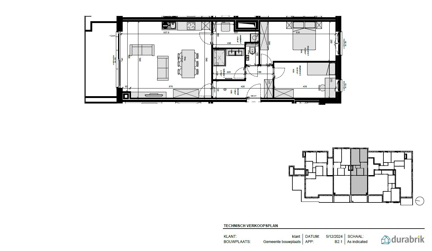 Appartement te koop in Berendrecht met 2 slaapkamers - foto 2