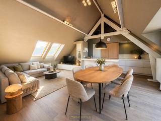 STIJLVOL DUPLEX APPARTEMENT MET 129M² BEWOONBARE OPPERVLAKTE, twee terrassen en kelderberging op de MARKT. Bij het binnenkomen wordt u verwelkomd...